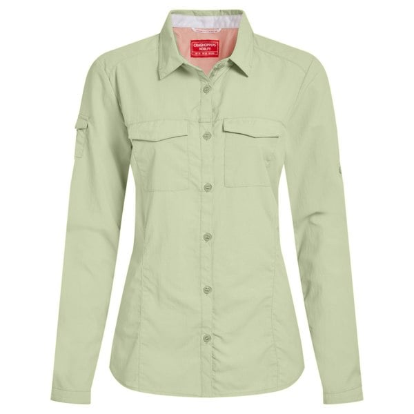 Craghoppers Women's Adventure III Nosilife Long-Sleeved Shirt - Bud Green