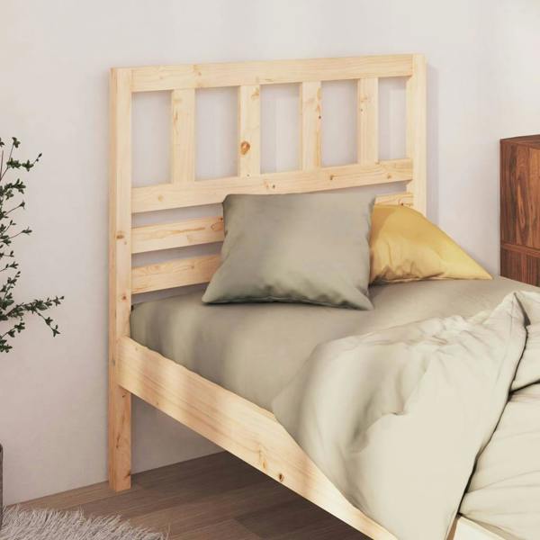 Berkfield Bed Headboard 96x4x100 cm Solid Wood Pine