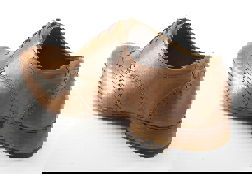 Frank James Clapham Mens Leather Brogue Lace Up Formal Shoes