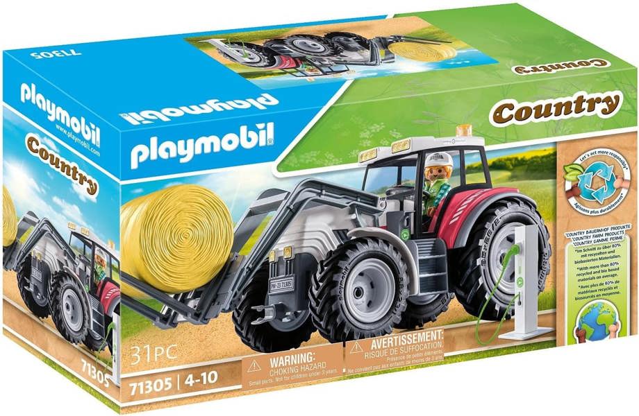 Large Tractor with Hay Bales - 72305 Playset