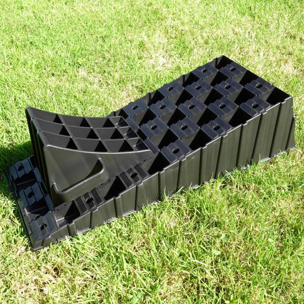 Milenco Caravan Motorhome Leveller MGI Wedge Levelling Ramp With Chock