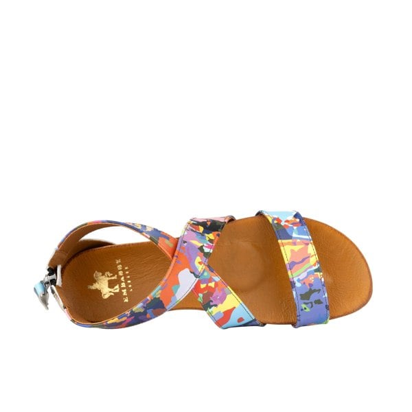 Embassy London Isabella - Summer Colours - Women's leather sandal with padded anatomic insoles