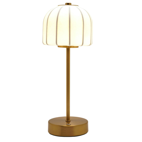 Hestia Soft Touch Shaded Bronze USB  LED Touch Table Lamp