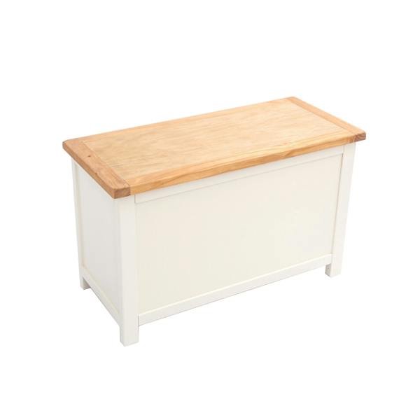 Cabinet Bits Maggiori Off White Blanket Box Ottoman