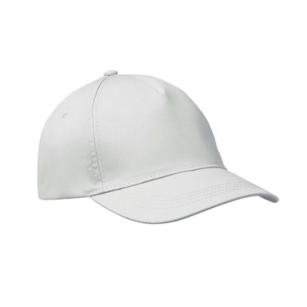MidOcean Buzz 5 Panel Baseball Cap - White - 