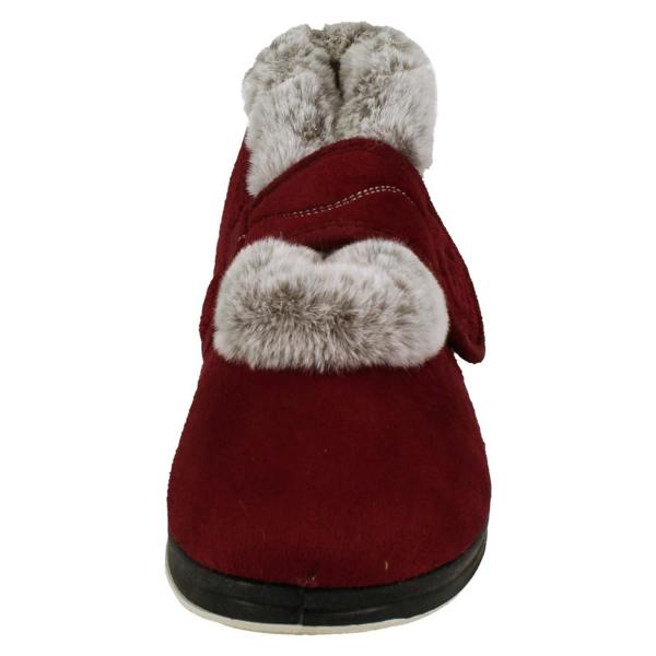 Padders Ladies Padders Cross Strap Slippers - Hush