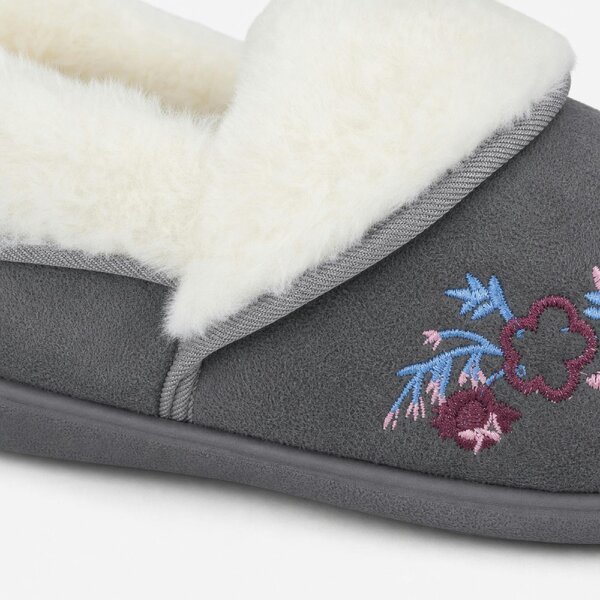 Sleepers CLARE Full Slippers Slippers   in  Grey