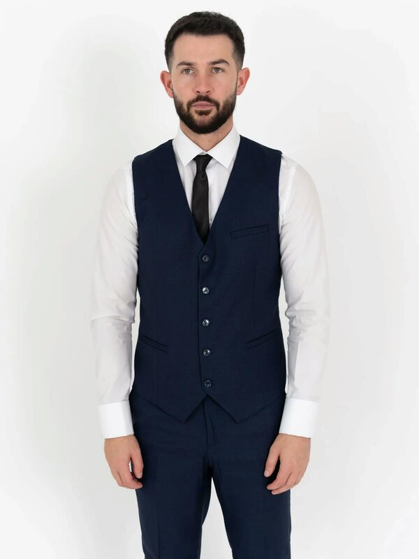 V2 Classic Henry - Navy Three Piece Suit