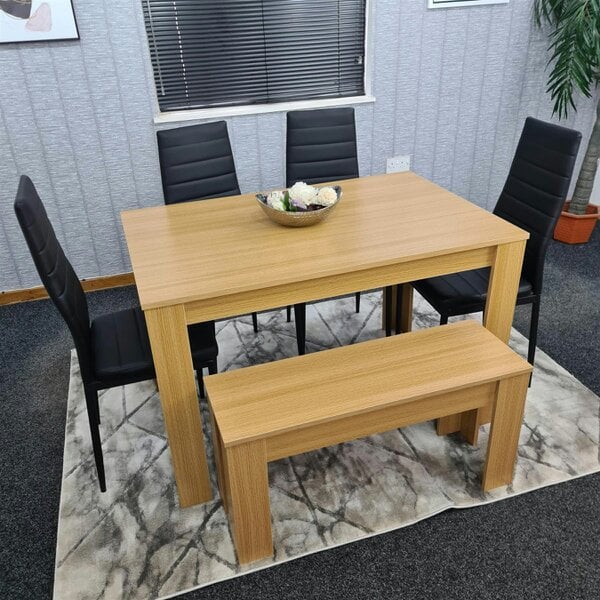 Kosy Koala Dining Table Set with 4 Chairs Dining Room and Kitchen table set of 4, and Benches