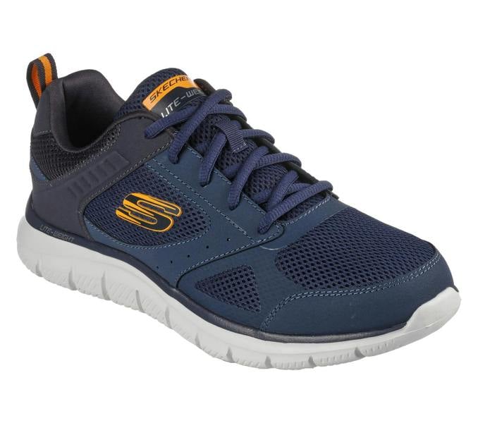 Skechers Track Syntac Mens Sports Gym Walking Lace Up Trainers