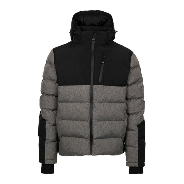 Trespass Mens Delabole Padded Jacket - Grey Marl