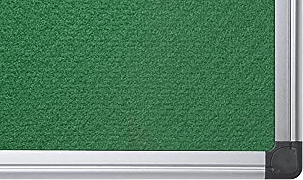 KAV 900 x 600mm Aluminium Frame Notice Pin Board - Felt Notice Board Bulletin Frame for Office, School, Bedroom, Memo, and Home