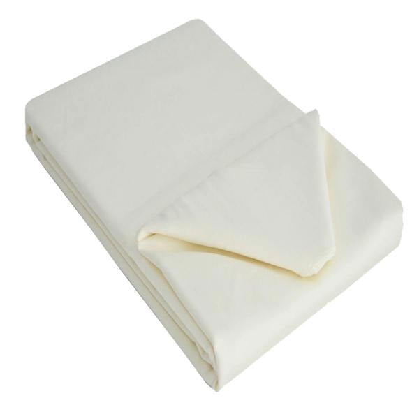 Belledorm 100% Cotton Sateen Flat Sheet - Ivory - 