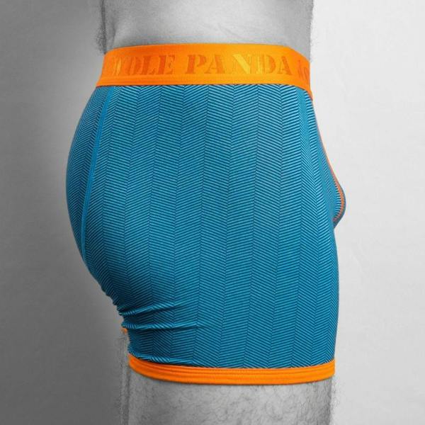 Swole PandaBoxer BriefHerringbone Bamboo Boxer Brief, Blue/orangeBoxers & Briefs