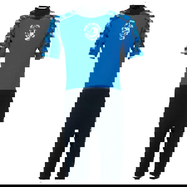 Regatta Childrens/Kids Camo Wetsuit - Olympian Blue/Navy - 