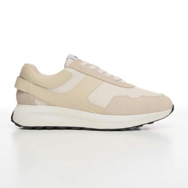 House Of Cavani Canbera - Men's White Lightweight Suede Sneakers