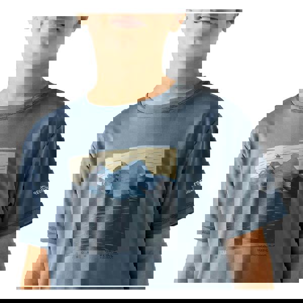 Regatta Childrens/Kids Alvarado Bike T-Shirt - China Blue - 