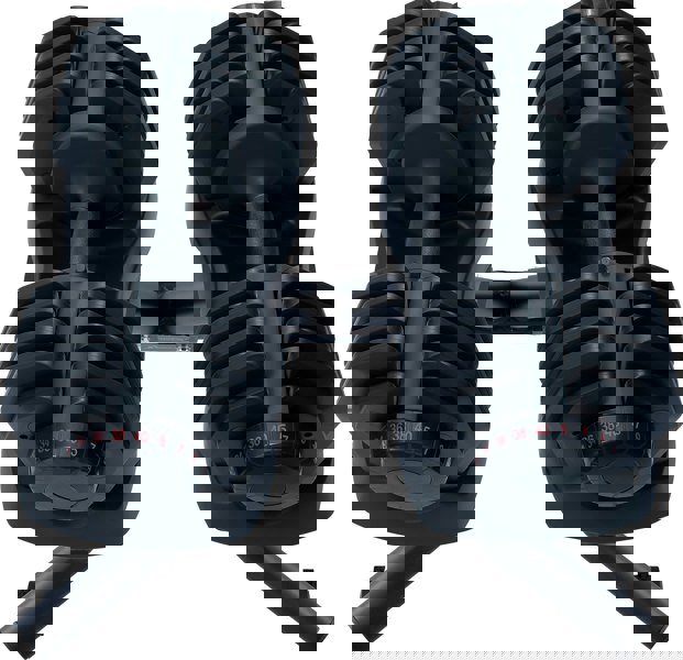 Strongology 40kg Adjustable Dumbbell Pair with Free Durable Steel Adjustable 40kg Dumbbell Floor Stand