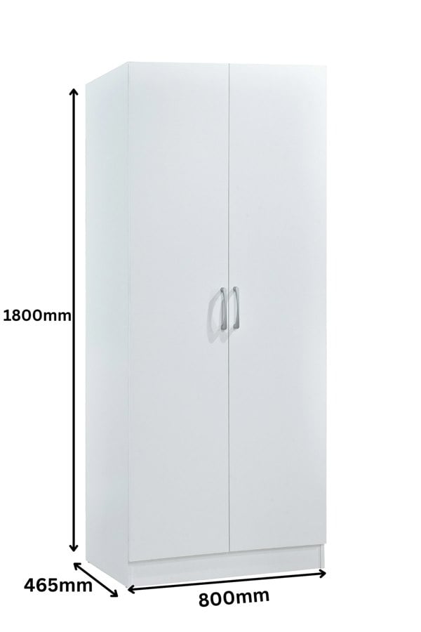 Swish Furniture Highbury 3 Piece Bedroom Set With 2 Door Double Wardrobe
