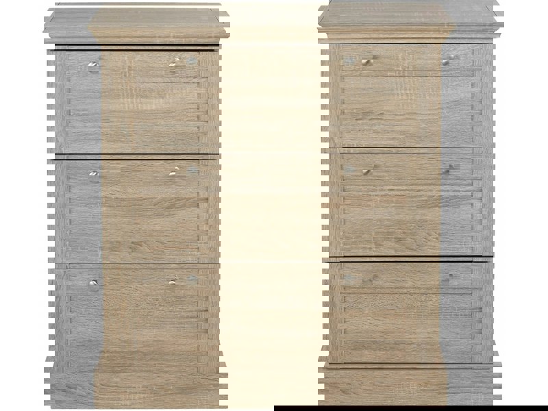 Dorel Home Binz Chest with 3 drawers in Oak 3D