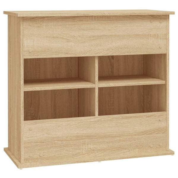 Berkfield Aquarium Stand Sonoma Oak 81x36x73 cm Engineered Wood