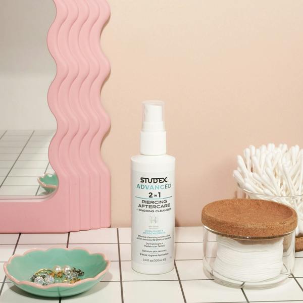 Advanced 2 in 1 Piercing Aftercare Finger Spray Solution, 100ml - ADV-FS-100