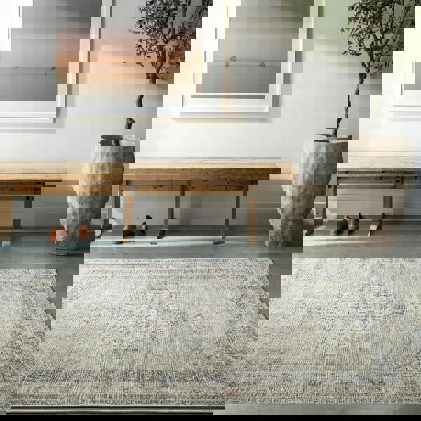 Livabliss Becki Owens Lila-Vintage Grey Brown Blue Traditional Boho Rug