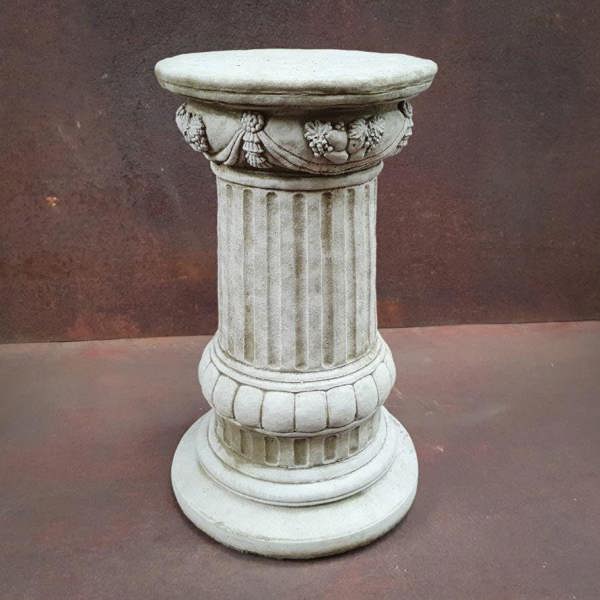 SPA Small Regency Plinth Fruit Detail Statuary Pedestal