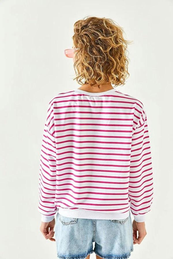 Hoxton Gal Basic Soft-Textured Oversized Sweatshirt