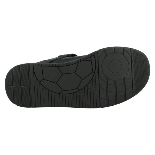Clarks Boys Clarks Fold-Over Tongue School Shoes Laser Track Y