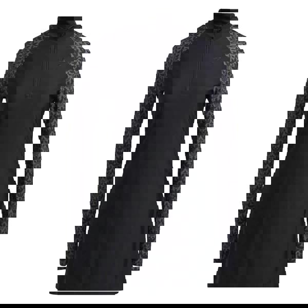 Adidas Womens/Ladies Monogram Full Coverage Swim Top - Black/White