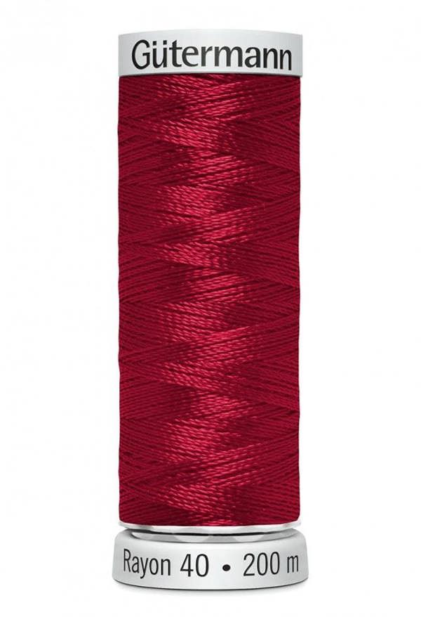 Gutermann No 40 Sulky Rayon Embroidery Thread 200m Rayon Thread Suitable For Embroidery