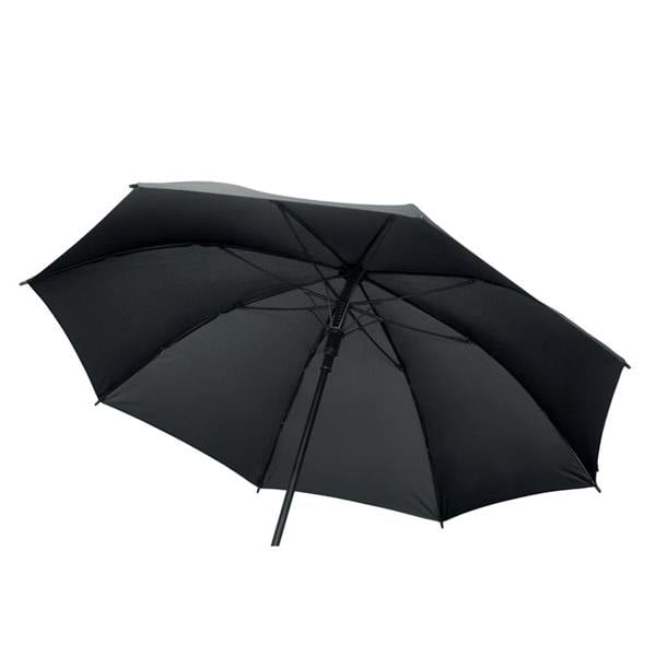 MidOcean Seatle Windproof Stick Umbrella - Black - 