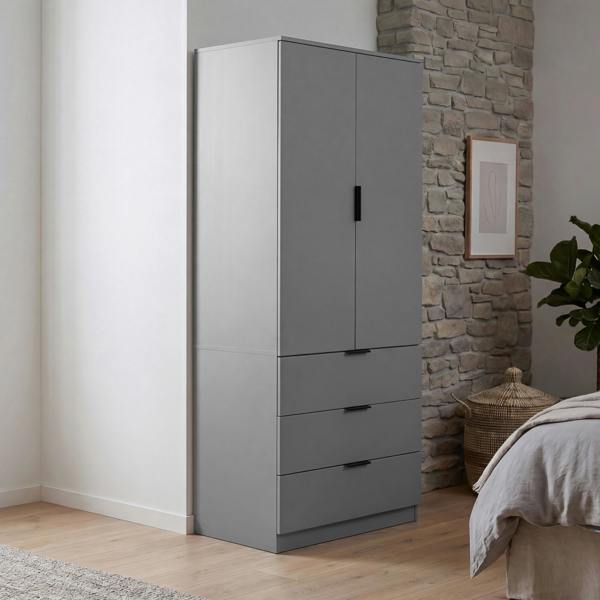 Vida Designs Trega 2 Door 3 Drawer Wardrobe