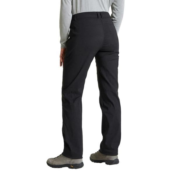 Craghoppers Womens/Ladies Expert Kiwi Pro Stretch Hiking Trousers - Black - 