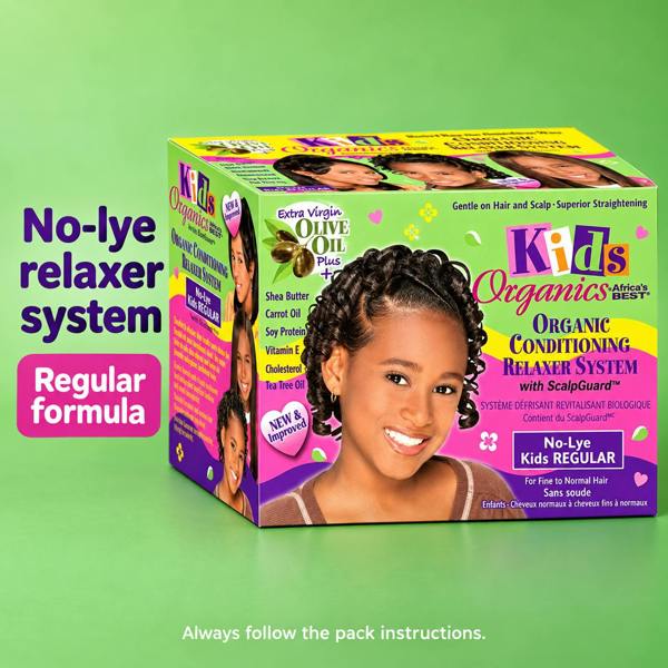 Africa's Best Organics Kids No-Lye Relaxer Kit Regular