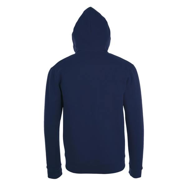 SOLS Mens Stone Zip Up Plain Hoodie - French Navy