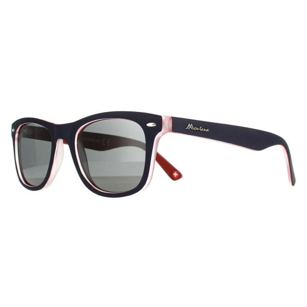 Montana Sunglasses MP41 J Blue Red Rubbertouch Grey Polarized