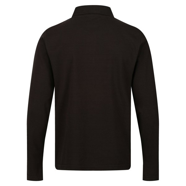 Regatta Mens Pro Long-Sleeved Polo Shirt - Black