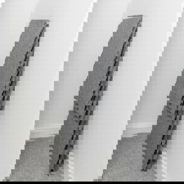 JVL Chroma Foldable Fabric Laundry Hamper with Lid for Bedroom and Bathroom Use, Grey