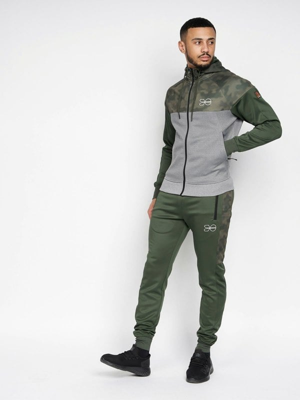 Crosshatch Shenmoore Tracktop Dark Green