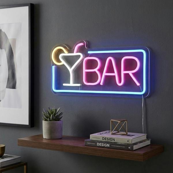 Garden Greatness Bar Sign Neon Wall Light