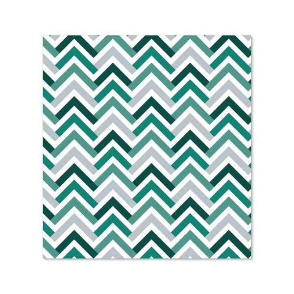 Warren Reed - Designer Geometric Retro Vintage Chevron Pattern Kitchen Splashback