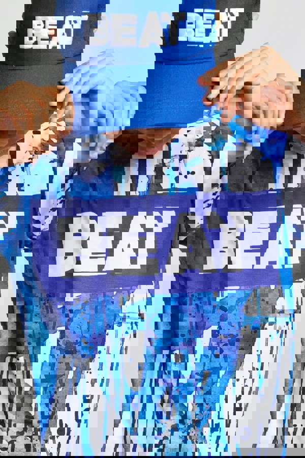 Beat Boyz Club Splatter T-Shirt - Blue