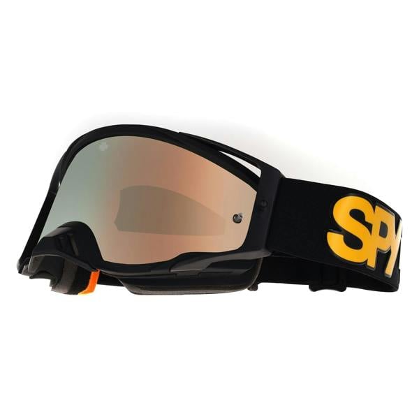 Spy MX Motocross Goggle Foundation Plus 3200000000031 Speedway Matte Black Smoke Platinum Mirror & Clear