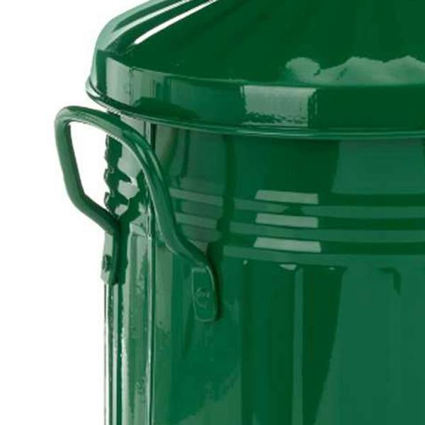 Leecroft Metal Mini Bin Green 12 x 10'' - One Colour - 