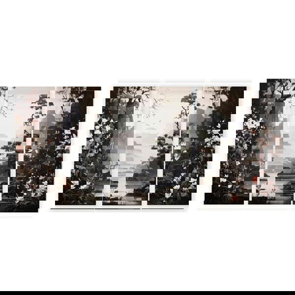 Pictures For Living Room Wall | Set of 3 Chinoiserie Wall art Prints