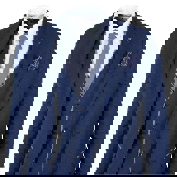 TruClothing IM49 - Men's 3 Piece Blue Tailored Fit Suit