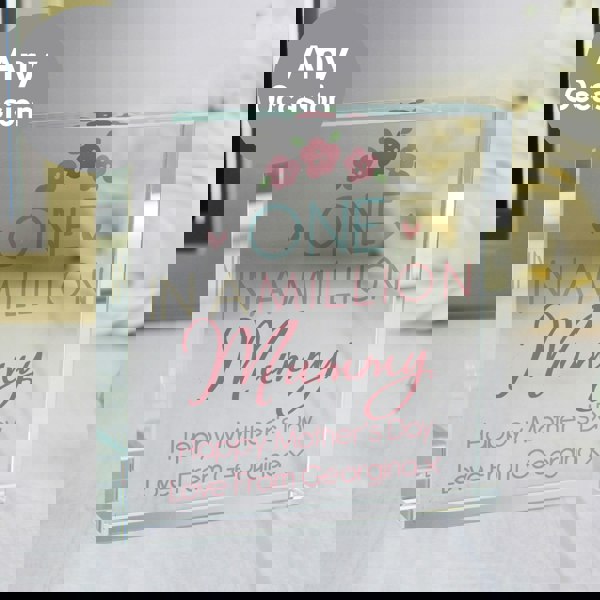 Personalised Memento Company Personalised One in a Million Crystal Token