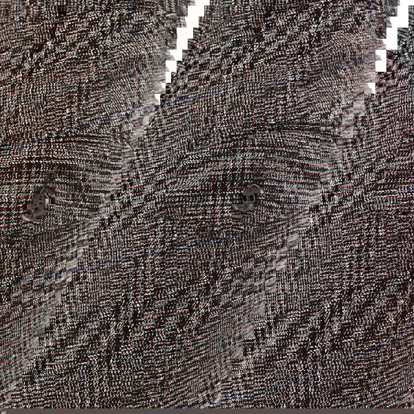 Mens Gianni Feraud Slim Fit Double Pleated Trousers in Brown